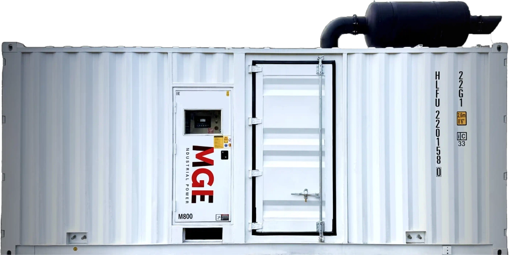 Дизельный генератор MGEp800YI (800 кВт, Yuchai) в контейнере