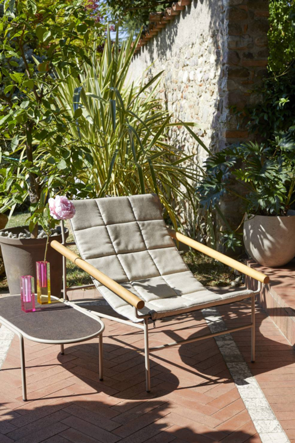 Столик кофейный металлический Scab Design Dress Code, тортора, черный