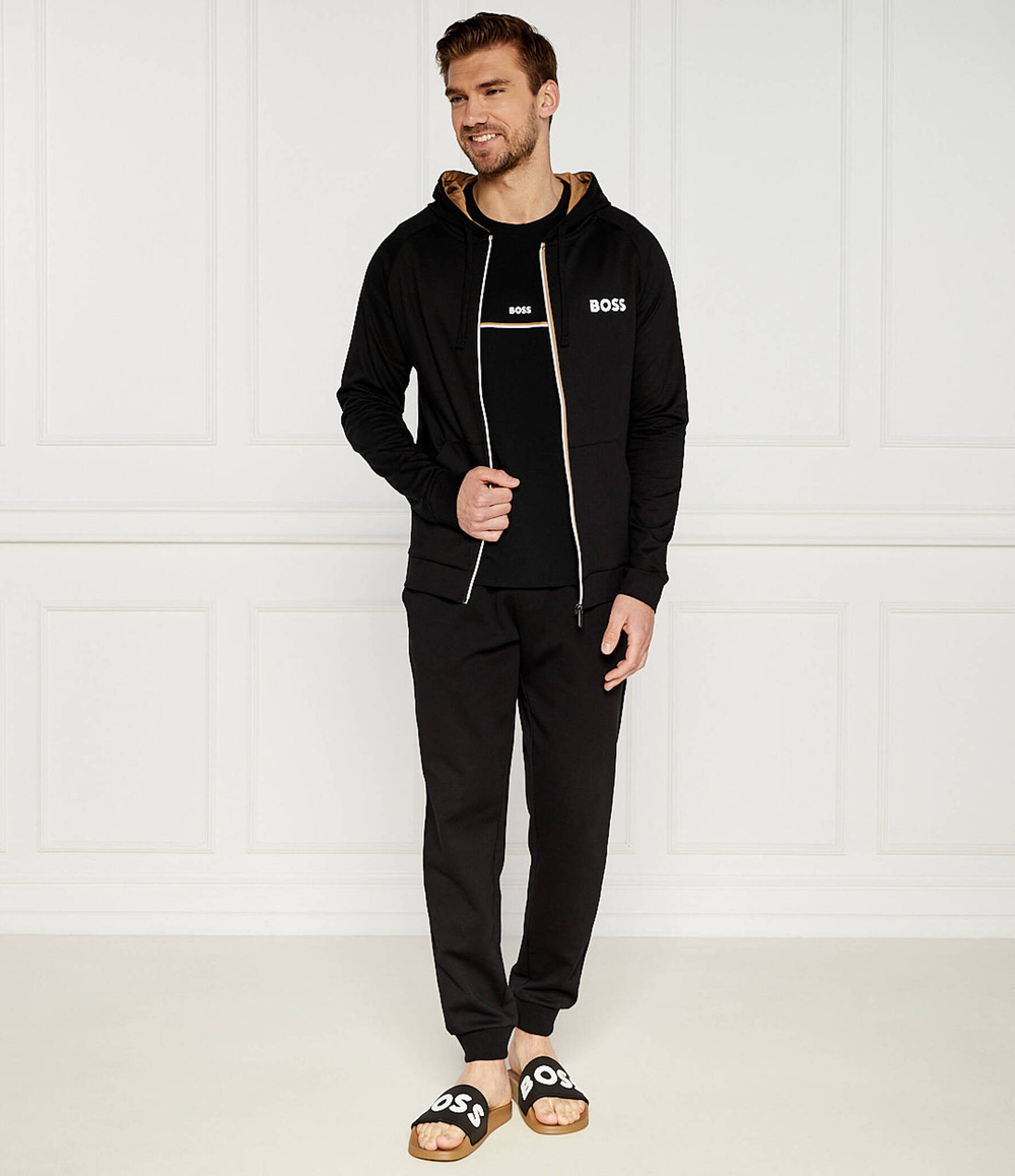 Шлепанцы KIRK_SLID_RBLG_N BOSS BLACK - черный(50498241)