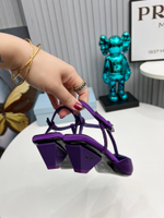 Prada Satin Slingback Pumps