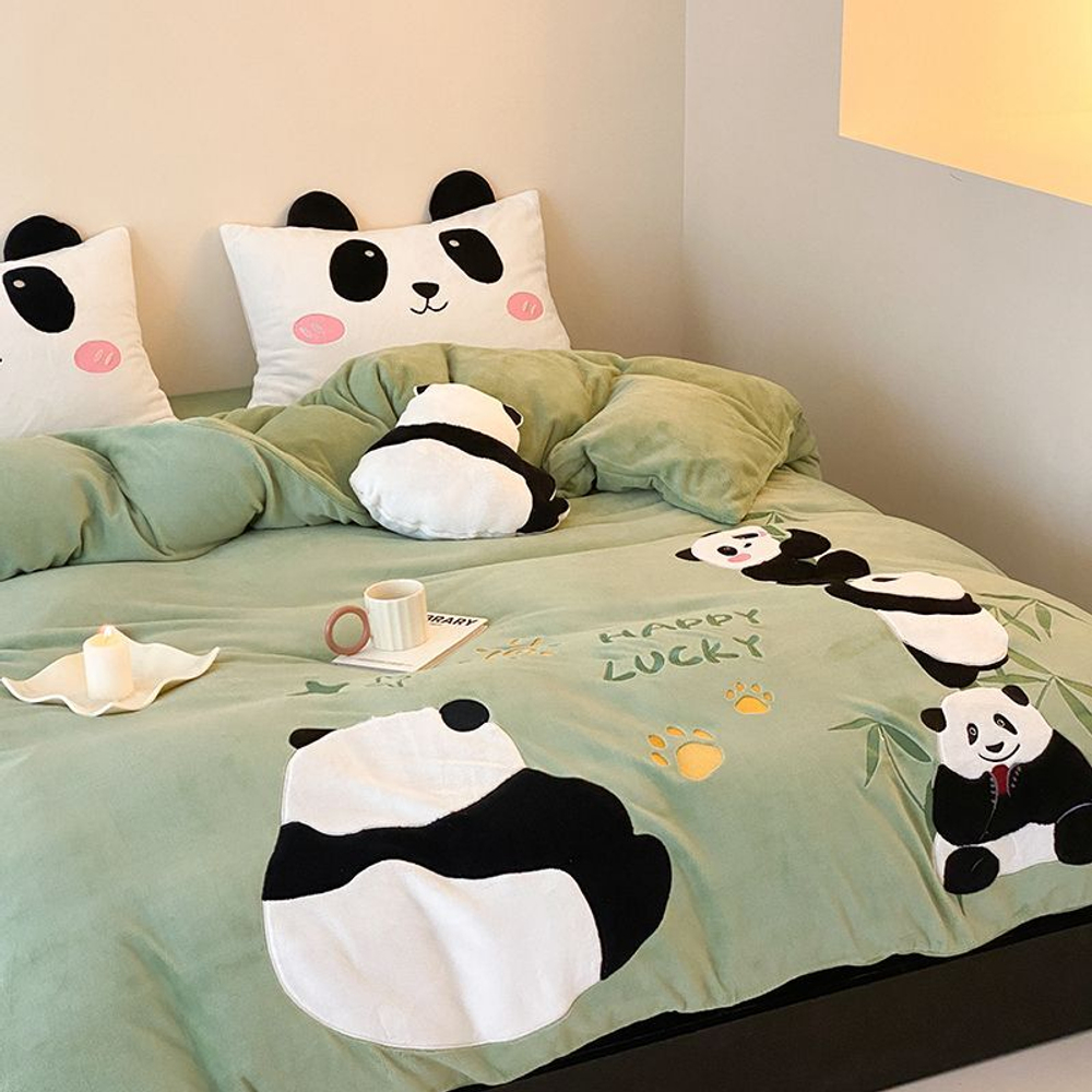 ZEPHYR HOME 1.5 Полуторка Велюр Панда