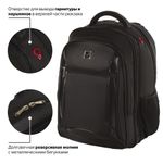 Рюкзак BRAUBERG "Relax 3", 35 л, размер 46х35х25 см, ткань, черный, 224455