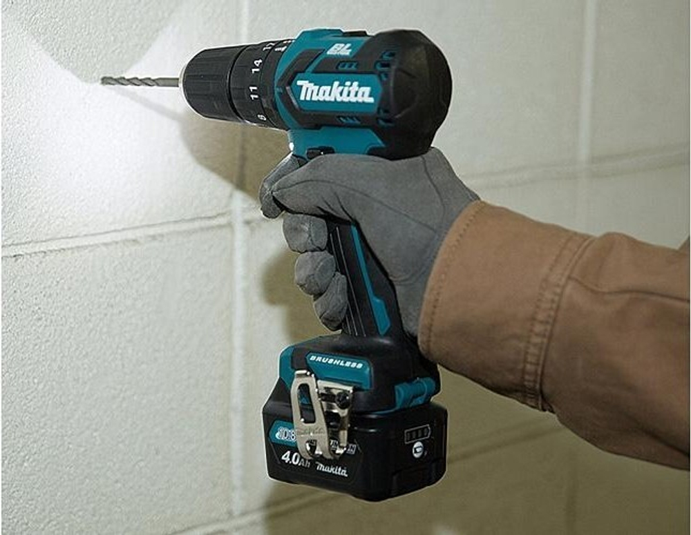 Аккумуляторная дрель-шуруповерт MAKITA HP 332 DWAE ударная, бесщеточная HP332DWAE