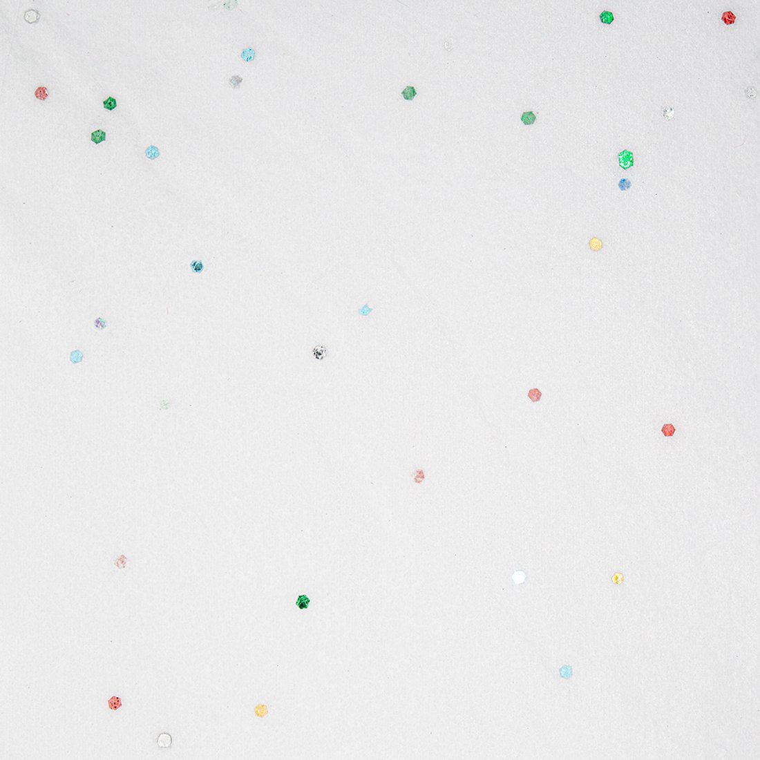 Тишью "Радужная крошка", белая, 500*680мм