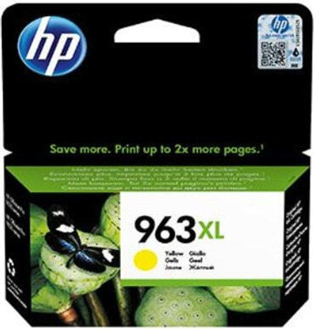 HP 963XL Подлинный Желтый 1 шт Высокая (XL) 3JA29AE