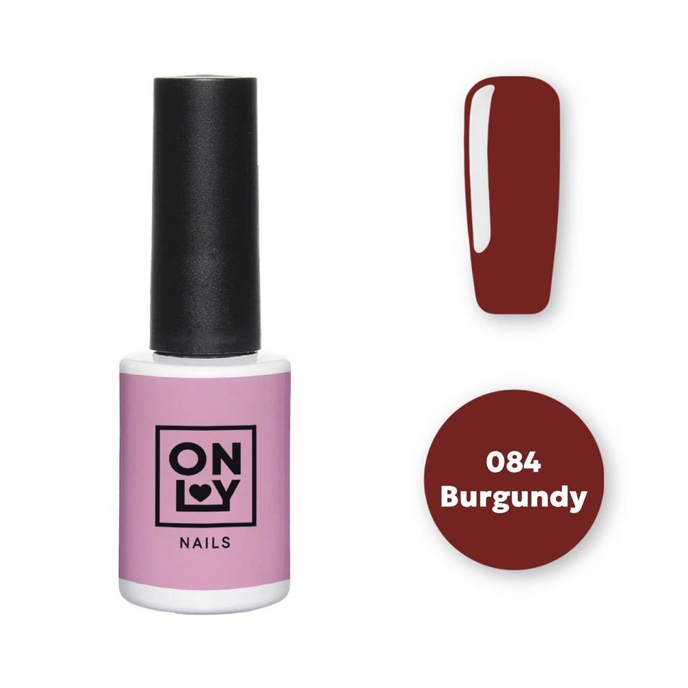 Гель-лак OnlyNails Burgundy №84, 10мл