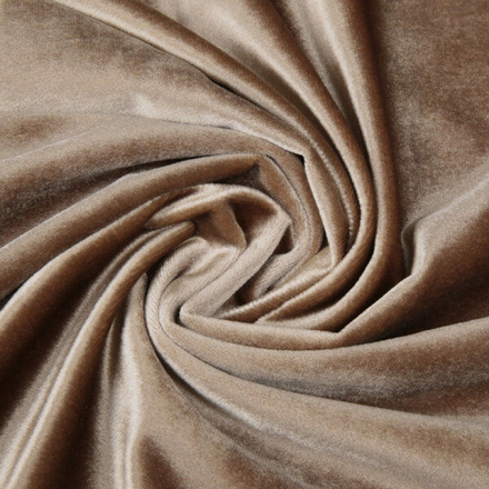 Бархат матовый бежевый Ш-300 см. Арт. 777-42