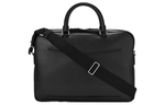 MONTBLANC Leather Portable Briefcase Regular Men"s Black