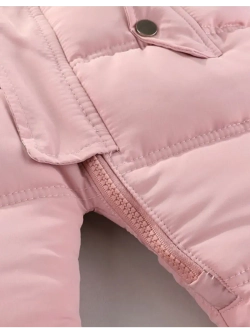 Зимний комбинезон для новорожденной девочки