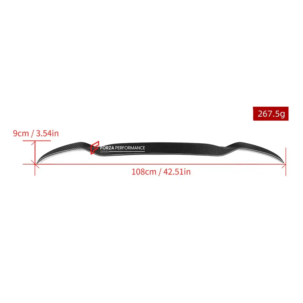 Карбоновый спойлер на крышу для BMW X3M F97 Рестайлинг 2022+ БМВ