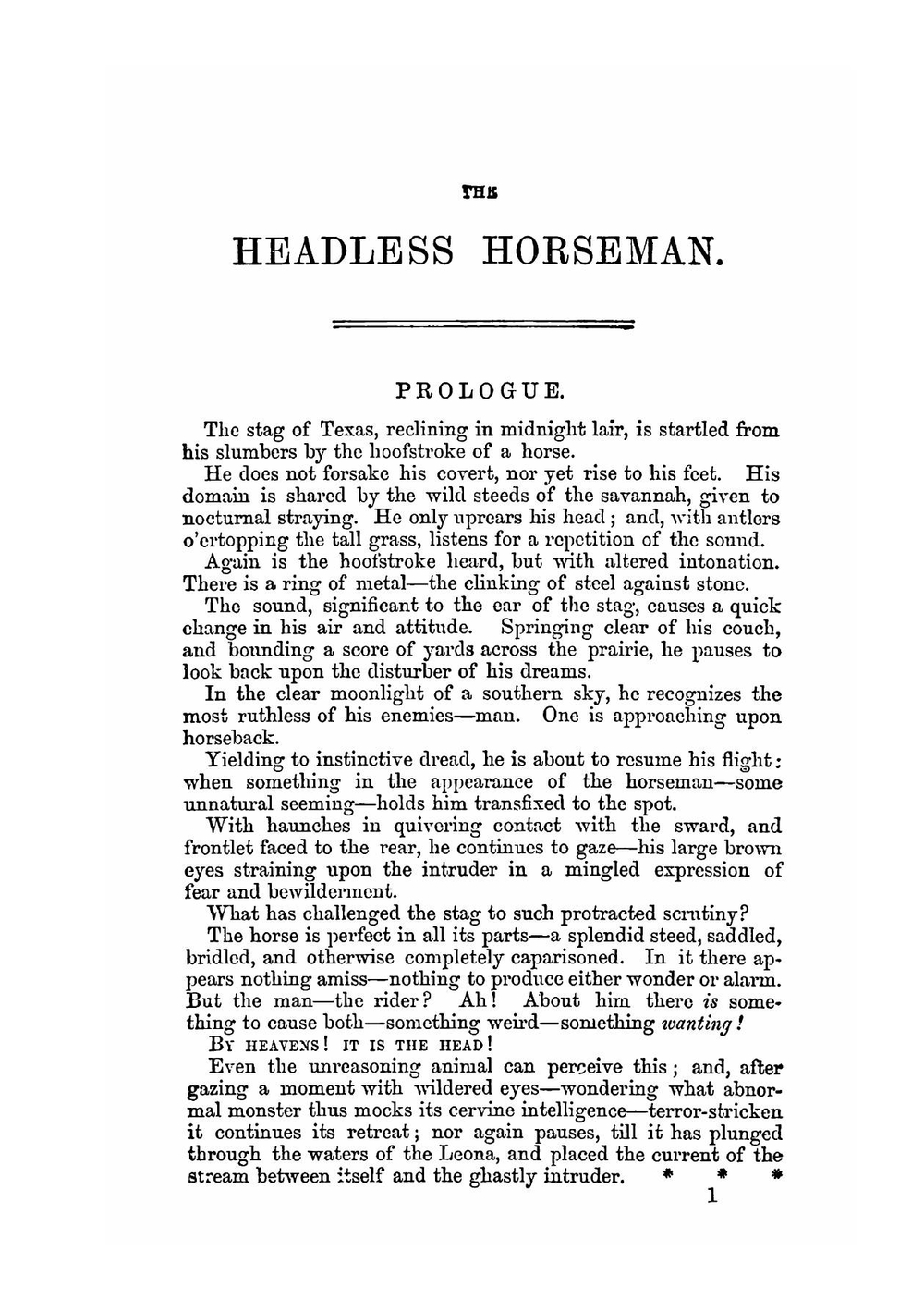 The headless horseman:. A Strange Tale of Texas | Mayne Reid