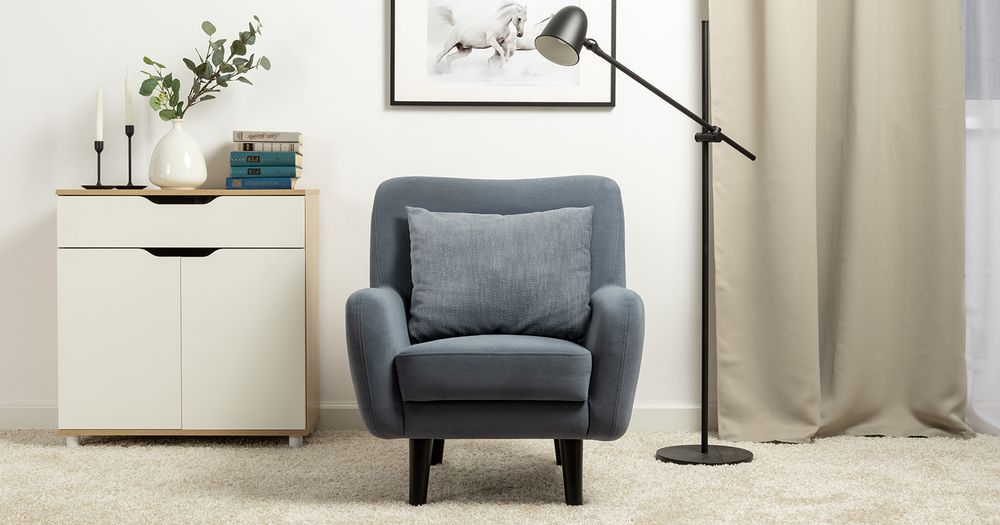 Дакота кресло для отдыха (синий)