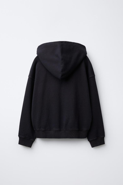 ZARA ТОЛСТОВКА НА МОЛНИИ, МЯГКИЙ СЕРЫЙ