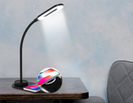 Светодиодная настольная лампа с беспроводной зарядкой DE589 BK черный LED 3000-6400K 3W