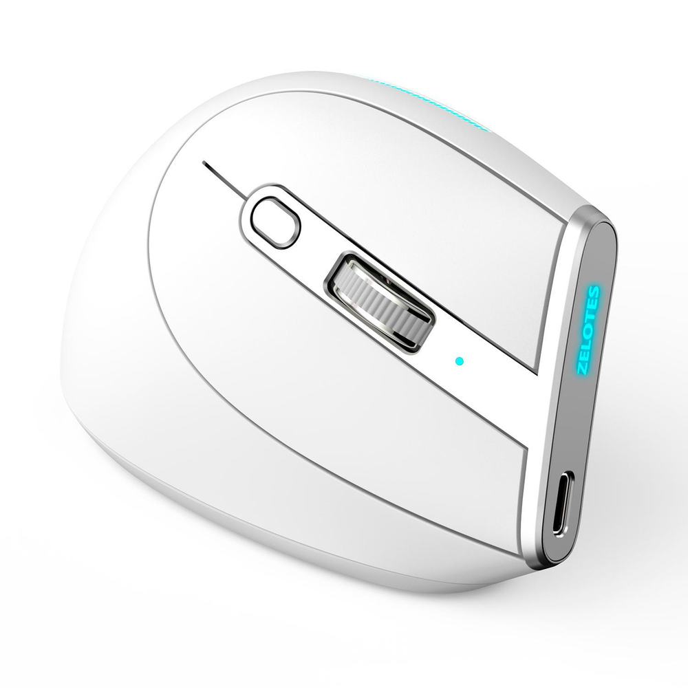Мышь Вертикальная беспроводная Zelotes F-36