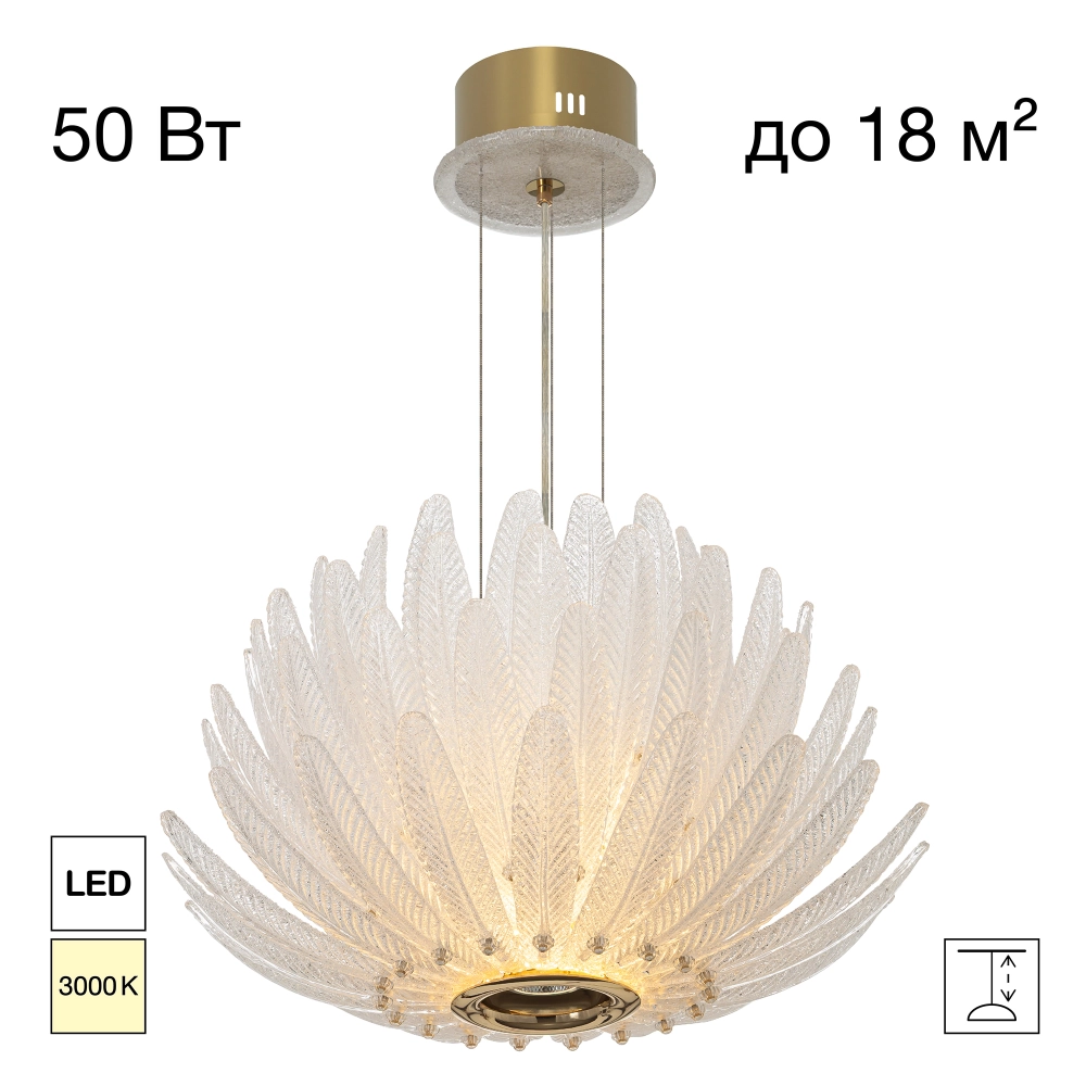 Подвесная светодиодная люстра Citilux Deltoro CL327150