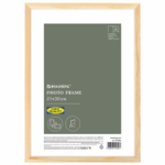 Рамка 21х30 см небьющаяся аналог IKEA багет 12 мм дерево BRAUBERG "Woodray" цвет натуральный (5 штук в упаковке)