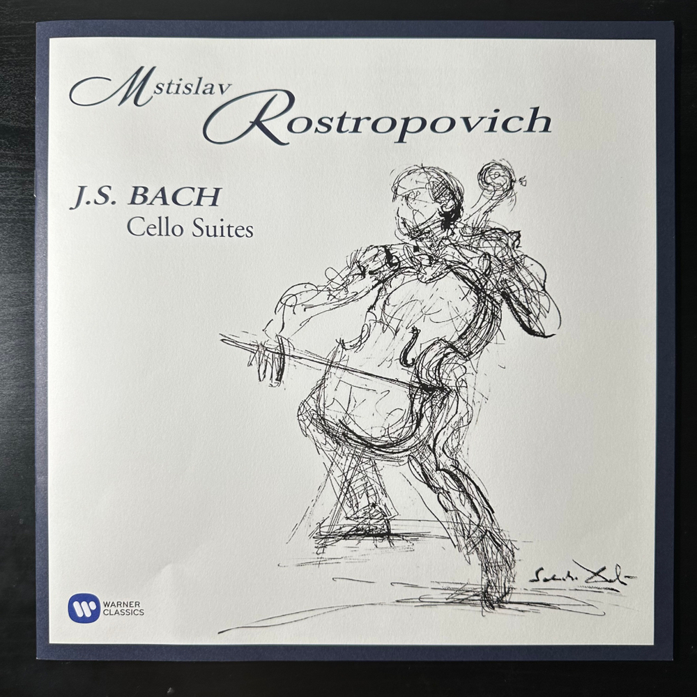 Мстислав Ростропович – Бах: Сюиты для виолончели 4LP (Европа 2016г.)