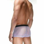 Мужские трусы хипсы сиреневые в сетку La Blinque LB15272