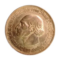 Монета 500 марок  Германия-Вестфалия 1922 года.