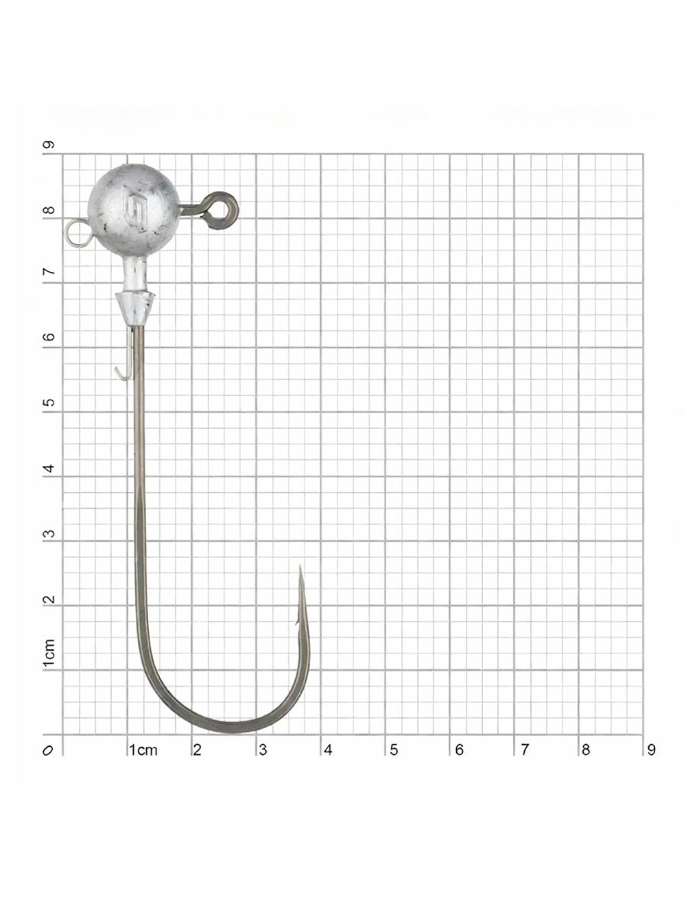 Джиг-головка для рыбалки BKK Round Elite-Stinger Eye Bait Keeper, размер крючка 12/0, вес 20г, 2 шт.