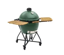 Керамический гриль Big Green Egg XL XLarge (очень большой), 61 см, на ножках с рукояткой