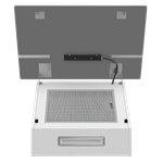Кухонная вытяжка MAUNFELD Astro 60 белое стекло