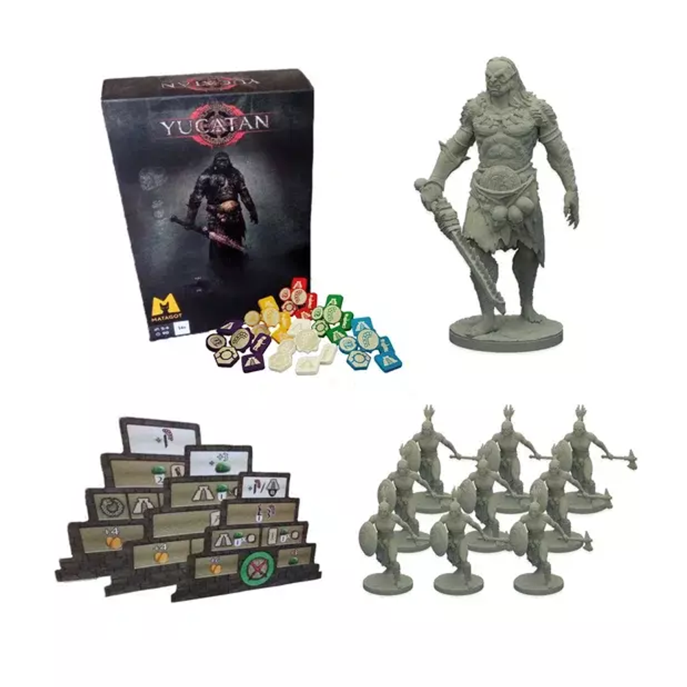 Набор из 4 минидополнений для игры Юкатан (Сколопендра, Змей видений, Булук Чабтан, Советники)
