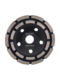 Чашка алмазная двухрядная (125х22.2х5 мм) Gigant G-1009