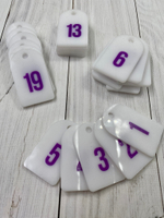 Номерки для ключей 30х50 (Комплект)