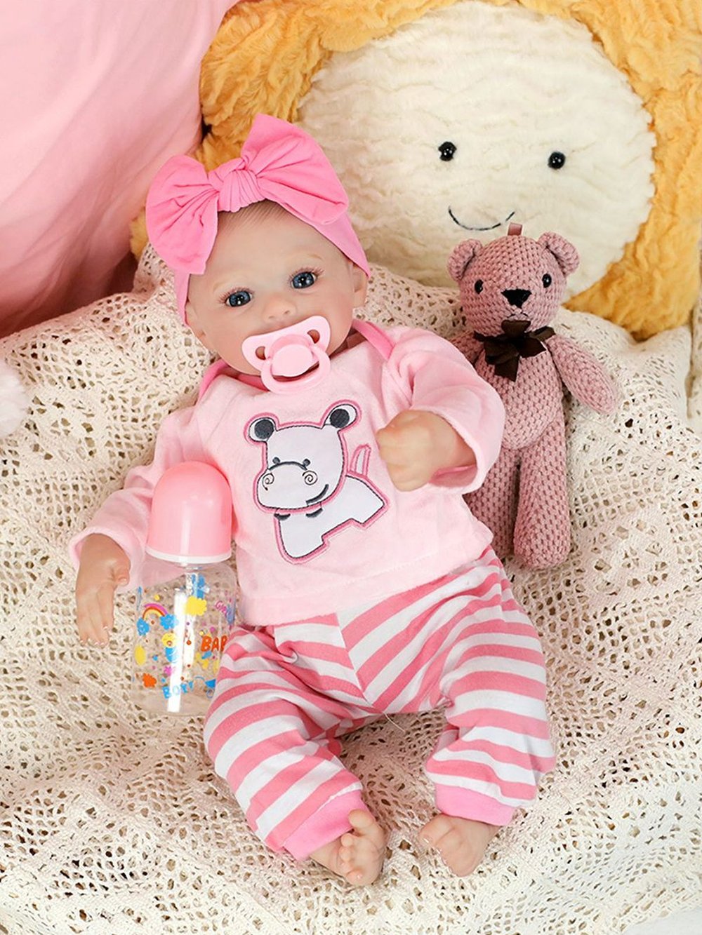 Кукла Реборн мягконабивная LifeReborn 43см (LR-014)