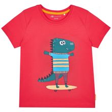 Красная футболка для мальчика с принтом KOGANKIDS