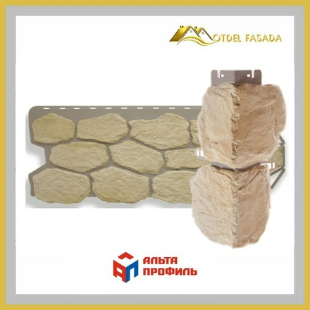 Фасадная панель Альта-Профиль Камень Бутовый Балтийский 1030*440мм 0,45м2