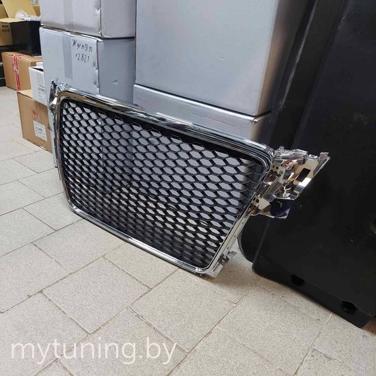Решетка радиатора CHROME RS-STYLE для Audi A4 B8