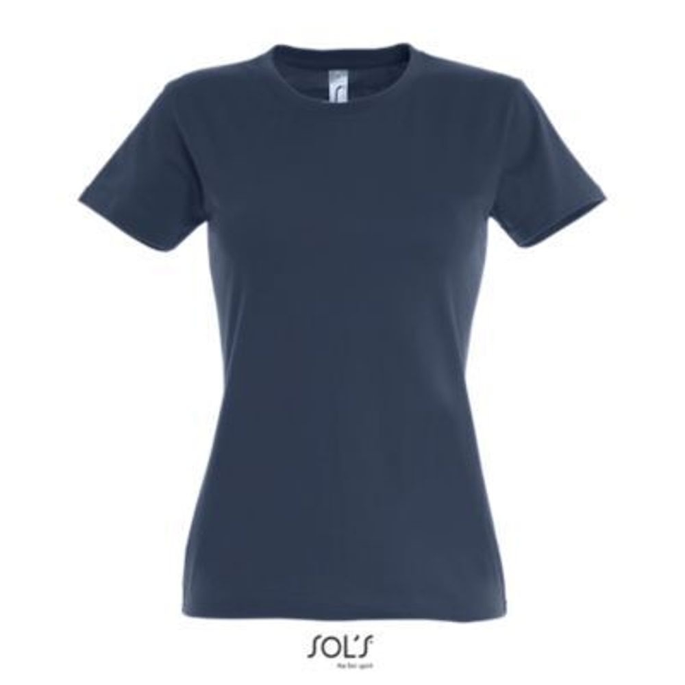 Футболка Imperial женская 100% хлопок Тёмно-серый  L