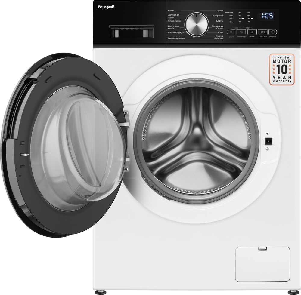 Стиральная машина с сушкой Weissgauff WMD 6160 D инвертер
