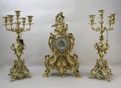 Bello De Bronze Часы Конша, золото