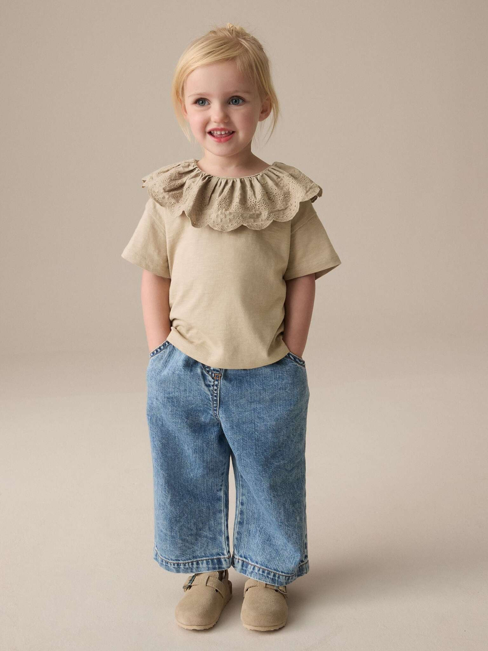 Футболка для девочки Next E51-281, Светло-коричневый