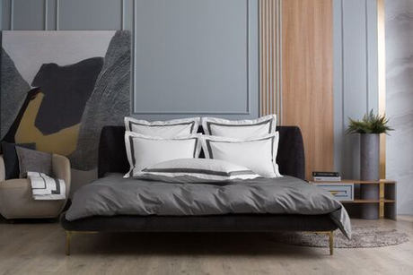 Наволочки 2шт 70х70 German Grass Alpine Graphite Allure с широким кантом