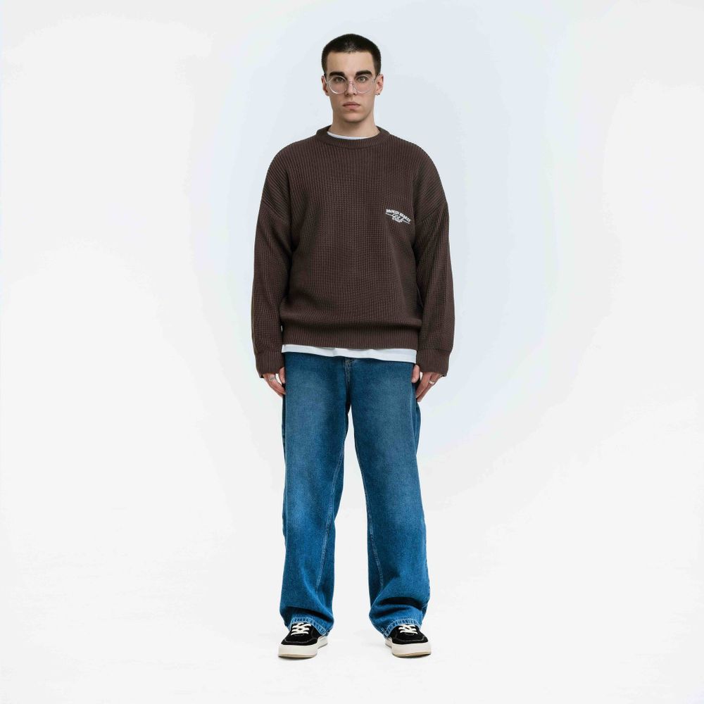 Свитер Dissident BHC коричневый