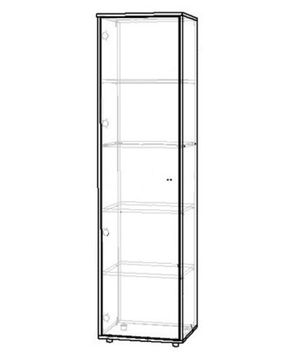 Шкаф ДЖЕРСИ-4  левый