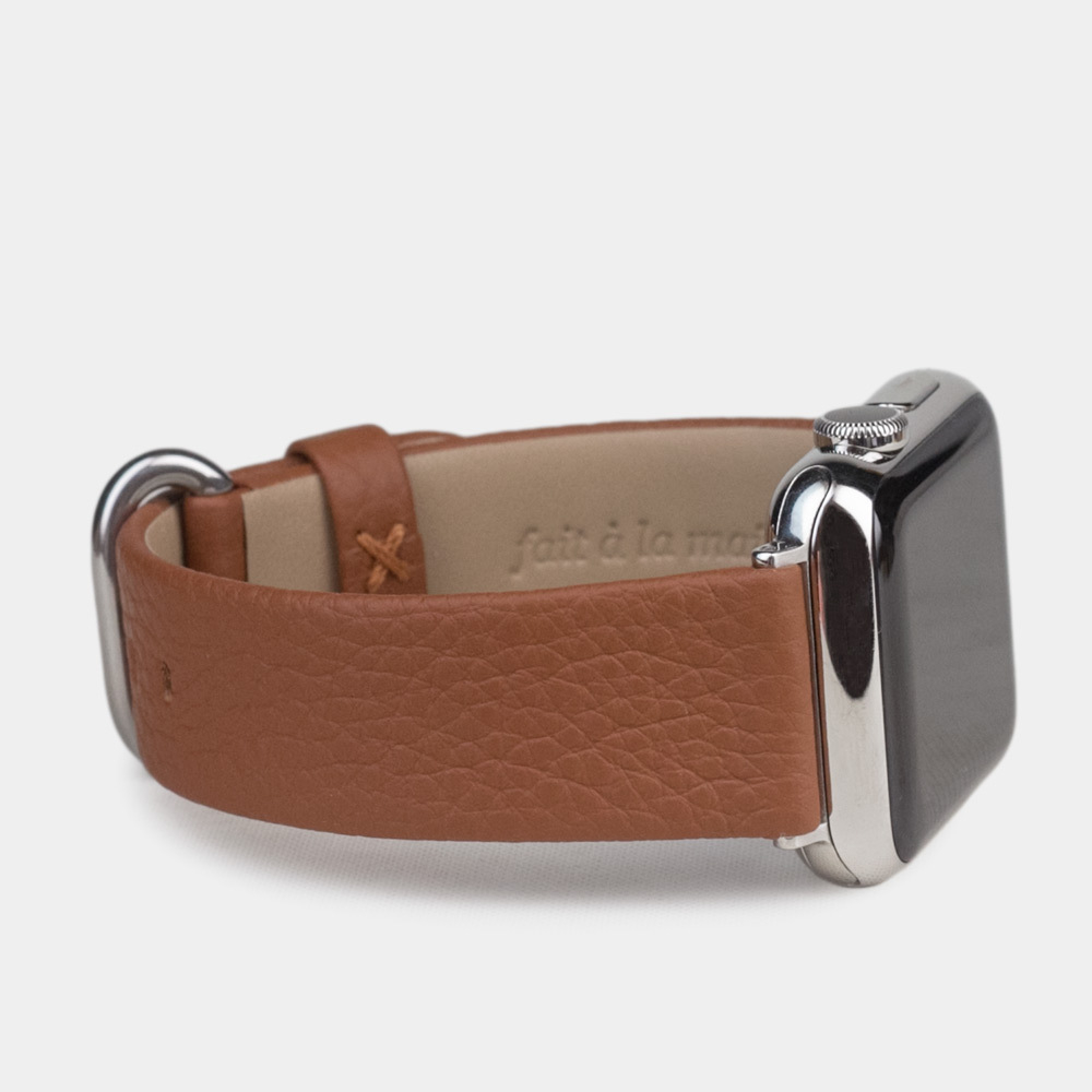 Ремешок для Apple Watch 40/41/42 mm из кожи теленка, цвета карамель
