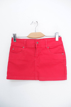 Юбка Bershka огненно-красная 42 размер
