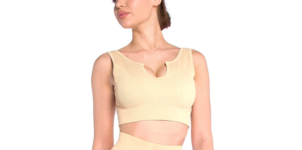 U-neck creamy / yoga U-neck