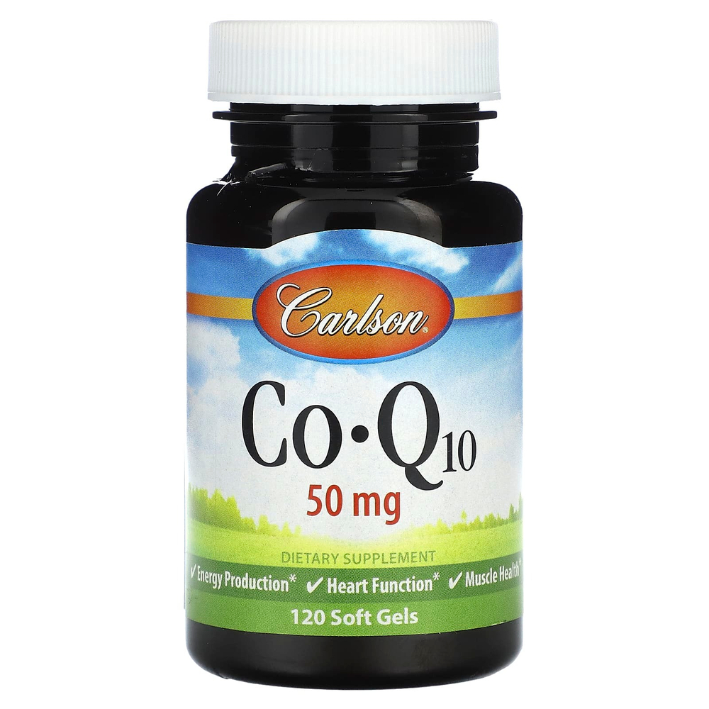 Carlson, CoQ10, 120 мягких таблеток