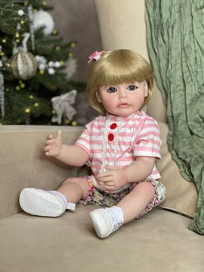 Кукла Реборн виниловая 55см в пакете (FA-286)