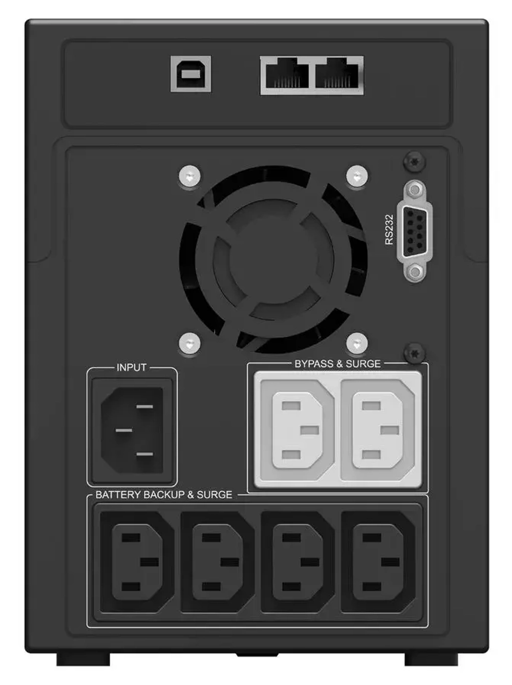 ИБП Ippon Smart Power Pro II 2200, 1600VA, 1200Вт, AVR 162-290В, 6(2)хС13, управление по USB/RS-232, RJ-45, LCD