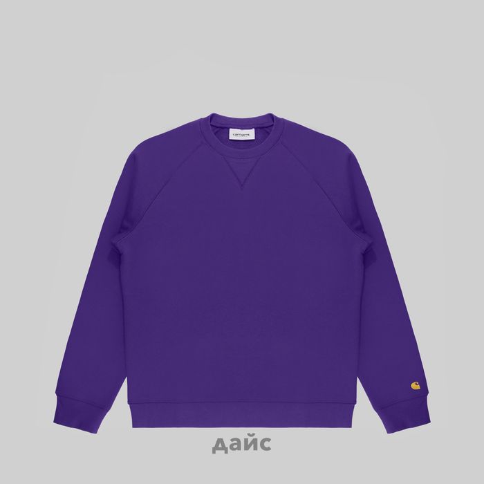 Толстовка мужская Carhartt WIP Chase Sweatshirt артикул:I033660_tyrian - купить в магазине Дайс