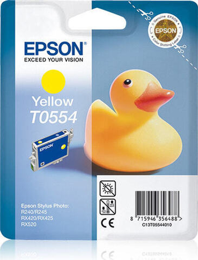 Картридж струйный желтый 1 шт Epson T0554 C13T05544010