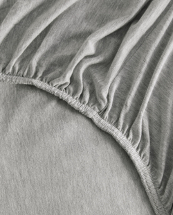 Zara Home - Простыня из модального трикотажа (140 г/м2), высота 30 см, серый, 90х200х30 см